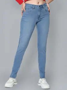 Flying Machine Women Skinny Fit Mid Rise Light Fade Stretchable Jeans