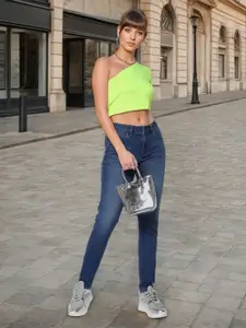 Flying Machine Women Skinny Fit Light Fade Stretchable Jeans