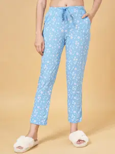 Dreamz by Pantaloons Women Floral Printed Mid-Rise Cotton Lounge Pant