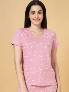 Dreamz by Pantaloons Printed Cotton Lounge T-Shirts