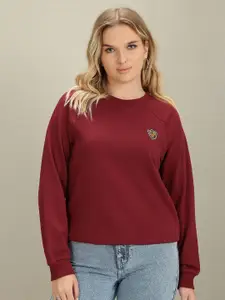 U.S. Polo Assn. Women Raglan Sleeeves Sweatshirt