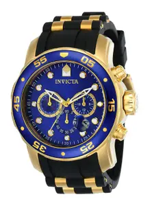 Invicta Men Embellished Dial & Textured Straps Analogue Motion Powered Watch 17882