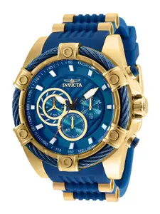 Invicta Men Bolt Chronograph Quartz Blue Dial Analog Watch 25527