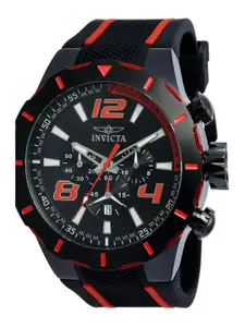 Invicta Men Black Dial & Multicoloured Straps Analogue Motion Powered Watch 20109