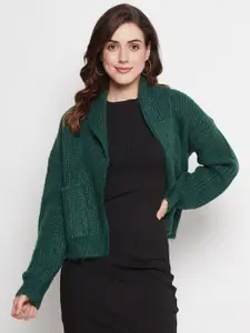 Madame Self Design Woollen Shrug