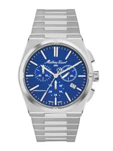 Mathey-Tissot Men Swiss Made Blue Dial Quartz Chronograph Watch H117CHABU
