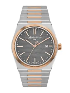 Mathey-Tissot Swiss Made Men Dial & Stainless Steel Straps Analogue Watch H117RS