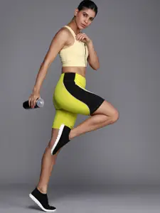 HRX by Hrithik Roshan Colourblocked Skinny Fit Training Sports Shorts