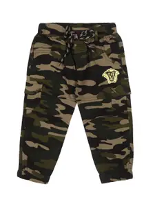 Wish Karo Boys Classic Printed Clean Look Cotton Cargo Jeans