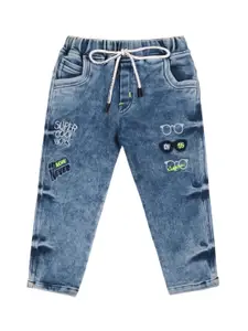 Wish Karo Boys Classic Heavy Fade Printed Clean Look Stretchable Cotton Jeans