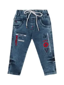Wish Karo Boys Classic Heavy Fade Printed Clean Look Stretchable Cotton Jeans