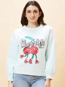 Globus Graphic Printed Pullover Sweatshirt
