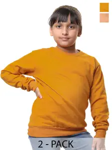 BAESD Girls Pack Of 2 Fleece Pullover Sweatshirts