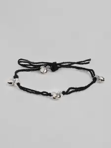 Sangria Women Silver-Plated Anklet
