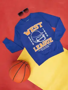 Pantaloons Junior Boys Graphic Printed Cotton Sweatshirt