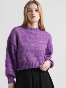ONLY Cable Knit Crop Pullover