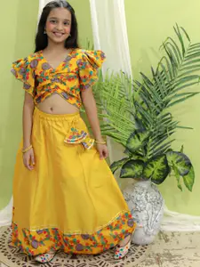 BownBee Girls Ready to Wear Lehenga & Blouse