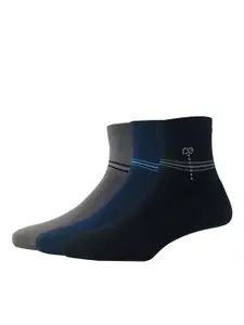 Peter England Pack Of 3 Quarter-Length Socks