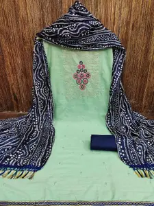 MANVAA Embroidered Unstitched Dress Material