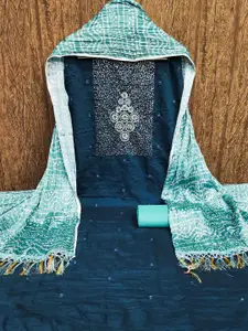 MANVAA Embroidered Unstitched Dress Material