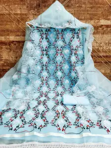 MANVAA Embroidered Unstitched Dress Material