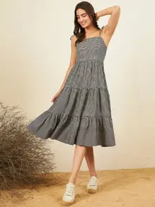 RARE Crepe A-Line Dress