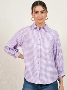 Marie Claire Gingham Checked Casual Shirt