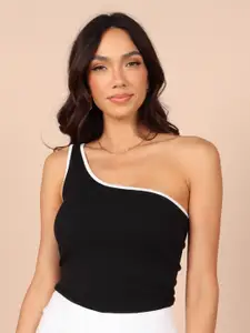 RARE One Shoulder Sleeveless Fitted Top