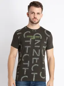 Status Quo Typography Printed Round Neck T-shirt