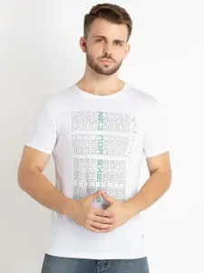 Status Quo Typography Printed Pure Cotton T-shirt