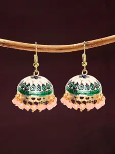 OOMPH Dome Shaped Jhumkas Earrings