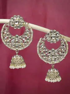 OOMPH Dome Shaped Chandbali Earrings