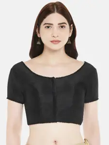 Studio Shringaar Round Neck Padded Saree Blouse