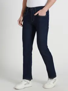Dennis Lingo Men Straight Fit Mid-Rise Clean Look Stretchable Jeans