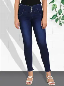 A-Okay Women Mid-Rise Clean Look Light Fade Stretchable Jeans
