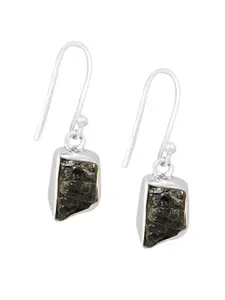 Kicky And Perky Silver-Toned Classic Drop Earrings