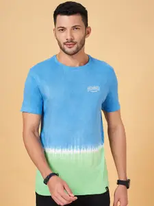 People Tie & Dyed Slim Fit Cotton T-Shirt