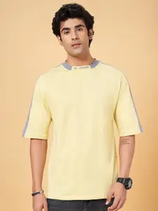SF JEANS by Pantaloons Drop Shoulder Sleeves Cotton T-shirt