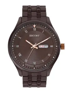Escort Men Bracelet Style Straps Analogue Watch E21507447BRNM9