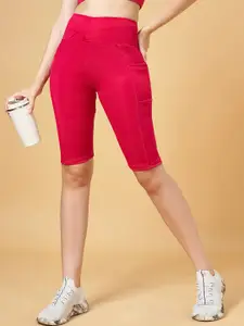 YU by Pantaloons Women High-Rise Sports Shorts