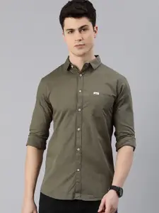 Majestic Man Men Comfort Slim Fit Opaque Casual Shirt
