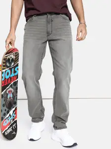 The Roadster Lifestyle Co. Men Straight Fit Light Fade Stretchable Jeans