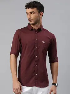 Majestic Man Men Comfort Slim Fit Opaque Cotton Casual Shirt