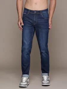 The Roadster Lifestyle Co. Men Tapered Fit Light Fade Stretchable Jeans