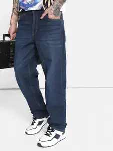 The Roadster Life Co. Men Straight Fit Light Fade Jeans