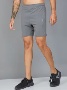 Technosport Men Slim Fit Mid-Rise Rapid-Dry Sports Shorts