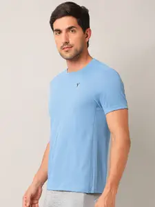 Technosport Men Anti Odour Training & Gym Slim Fit Half Sleeve T-shirt