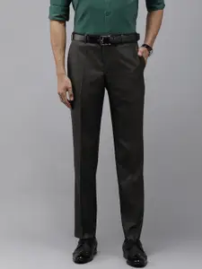 Park Avenue Men Mid-Rise Smart Trousers