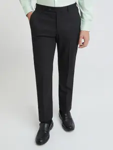 Park Avenue Men Mid-Rise Checked Formal Trouser