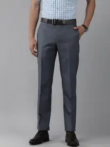 Park Avenue Men Smart Fit Low-Rise Formal Trousers